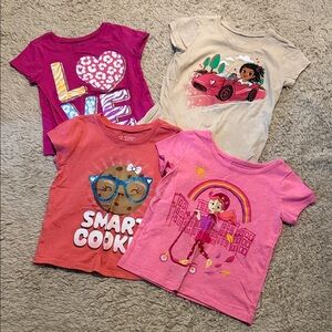 (4) Toddler Children’s Place T-shirts